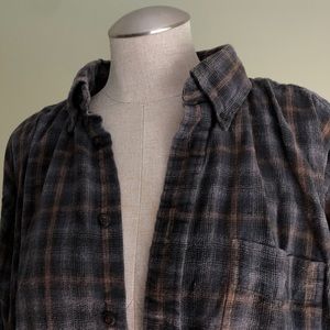 Flannel Long Sleeve Button Up